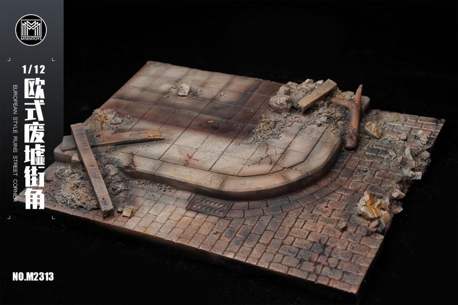 【史派克工廠】結單 預購23年Q4 mmmtoys 1/12 歐式廢墟街角 M2313 0606 mmmtoys 1/12 歐式廢墟街角 M2313