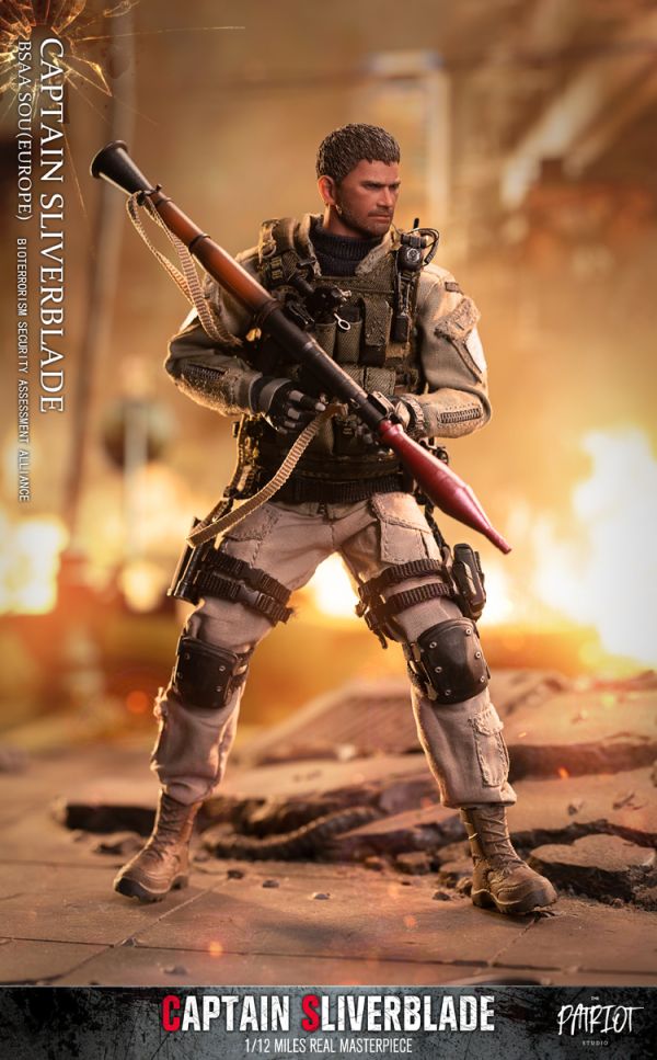 【史派克工廠】結單 預購免運 Patriot 愛國者 1/12 惡靈古堡 克里斯 6吋 普通版 豪華版 可選 0529 Patriot 愛國者 1/12 惡靈古堡 克里斯 6吋 普通版 豪華版 可選