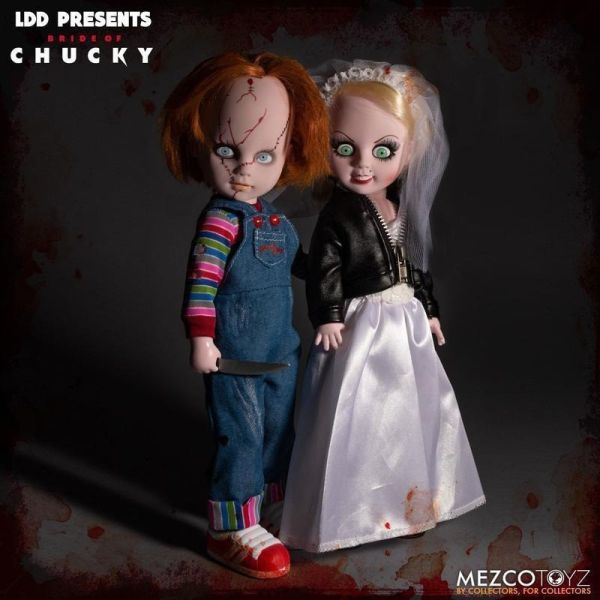 【史派克工廠】結單 預購免運24年12月 Mezco 10吋 LDD 活死人娃娃 恰吉 & 蒂芬妮 雙人組可動 再販 0515 Mezco 10吋 LDD 活死人娃娃 恰吉 & 蒂芬妮 雙人組可動 再販