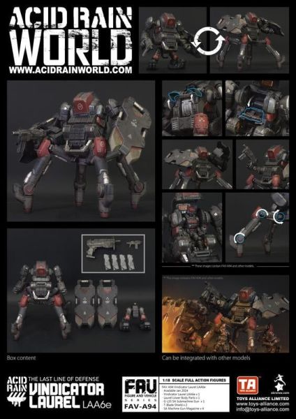【史派克工廠】結單 預購1月 酸雨戰爭 FAV-A94 Vindicator Laurel LAA6e 裁決者鍩戎 0705 酸雨戰爭 FAV-A94 Vindicator Laurel LAA6e 裁決者鍩戎
