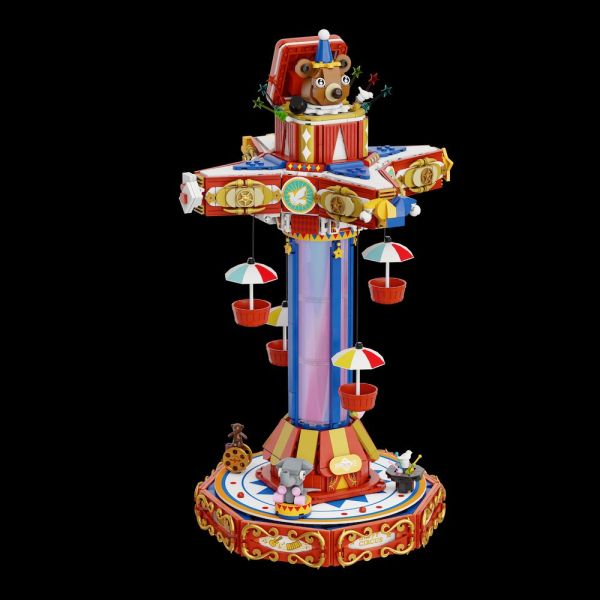 【史派克工廠】預購免運26年3月 PANTASY 拼奇 馬戲團自由落傘 收藏積木 1218 PANTASY 拼奇 馬戲團自由落傘 收藏積木