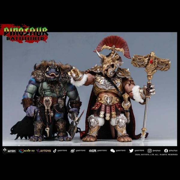 【史派克工廠】預購免運26年Q3 AXYTOYS 1/12 三角龍 國王 可動人偶 豪華版 基礎版 4版 0326 AXYTOYS 1/12 三角龍 國王 可動人偶 豪華版 基礎版 4版