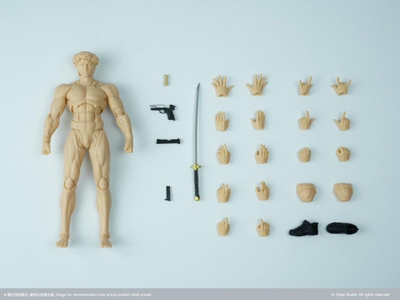 【史派克工廠】預購免運26年Q3 馳野工作室 大衛 可動男素體 1/12 5色 0528 馳野工作室 大衛 可動男素體 1/12 5色