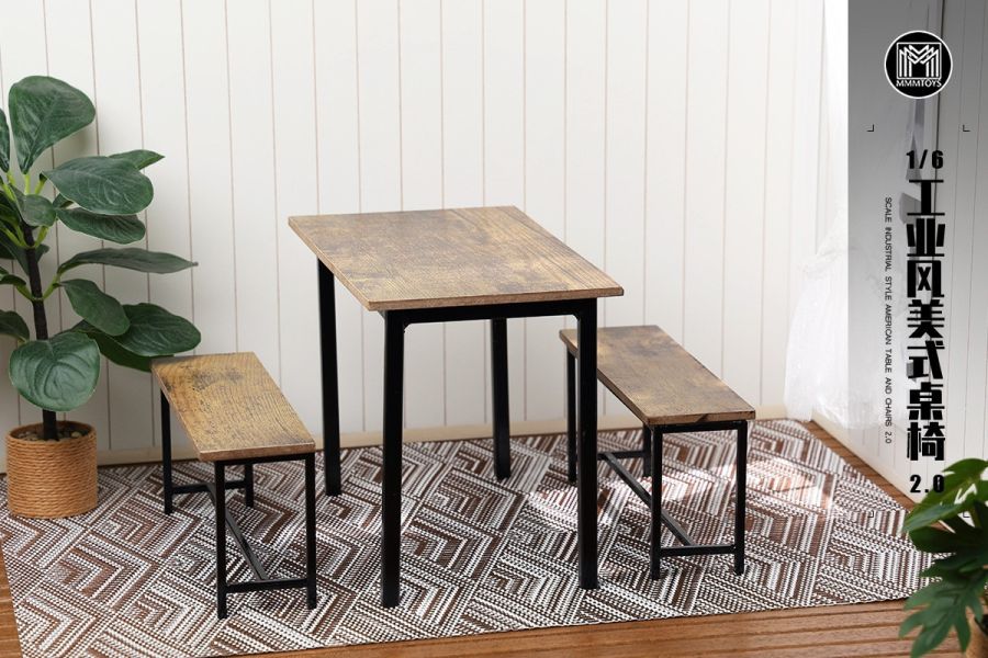 【史派克工廠】結單24年Q4 MMMTOYS 1/6 工業風美式桌椅2.0 M2416 適配12吋可動人偶 1011 MMMTOYS 1/6 工業風美式桌椅2.0 M2416 適配12吋可動人偶