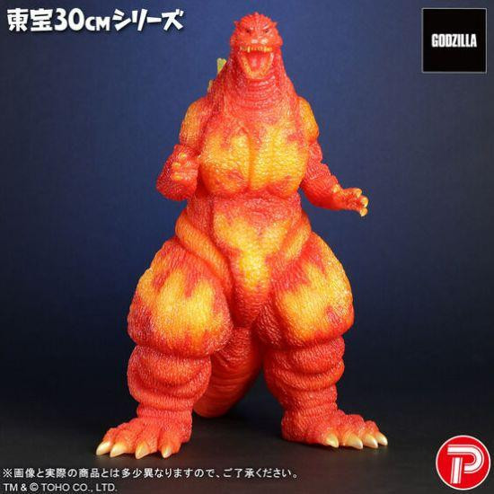 【史派克工廠】結單25年9月 PB限定 X-PLUS 東寶30cm 哥吉拉1995 紅蓮橘透色 0513 PB限定 X-PLUS 東寶30cm 哥吉拉1995 紅蓮橘透色