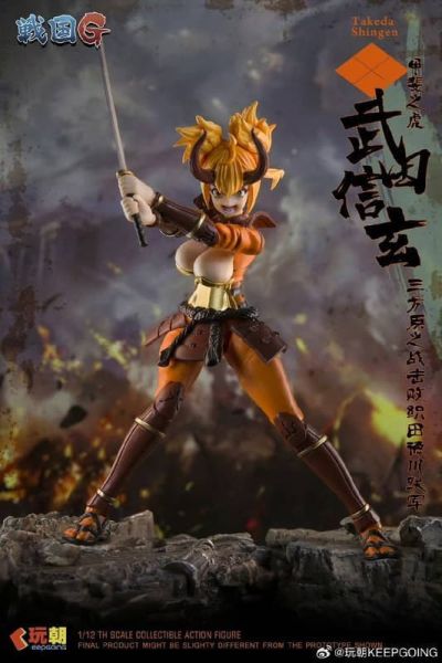 【史派克工廠】預購免運26年Q1 玩朝 戰國G 第二彈 1/12 武田信玄 超可動成品人偶 0116 玩朝 戰國G 第二彈 1/12 武田信玄 超可動成品人偶