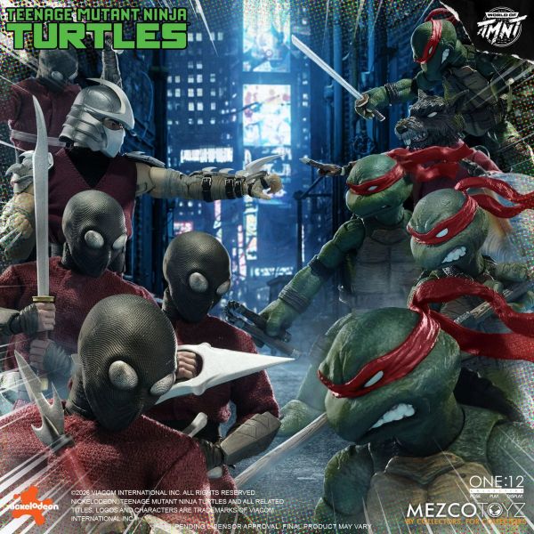 【史派克工廠】預購免運Q4 Mezco toys one:12 忍者龜 MEZ75506 可動 4入套組 訂 0617 Mezco toys one:12 忍者龜 MEZ75506 可動 4入套組 訂