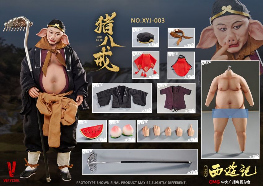 【史派克工廠】預購免運25年Q4 VERYCOOL 1/6 CMG八六版西遊記 豬八戒 可動人偶XYJ-003 0612 VERYCOOL 1/6 CMG八六版西遊記 豬八戒 可動人偶XYJ-003