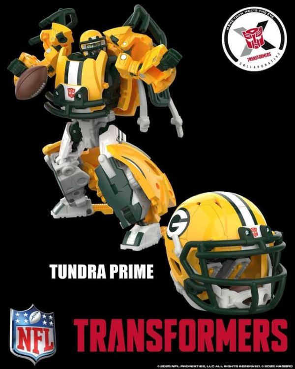 【史派克工廠】結單25年12月 孩之寶 NFL Tundra Prime 綠灣包裝工隊 變形金剛世代聯乘系列 1023 【史派克工廠】預購25年12月 孩之寶 NFL Tundra Prime 綠灣包裝工隊 變形金剛世代聯乘系列 1023