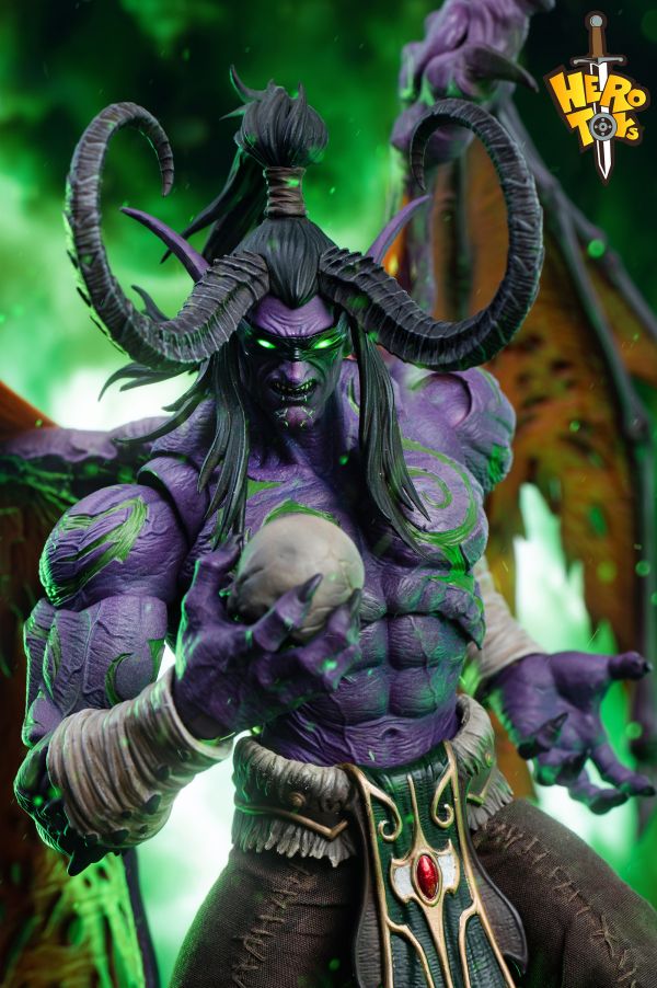 【史派克工廠】結單預購免運24年10月 第二批 hero toys 魔獸爭霸 不死族 伊利丹 英雄 可動人偶 0927 hero toys 魔獸爭霸 不死族 伊利丹 英雄 可動人偶