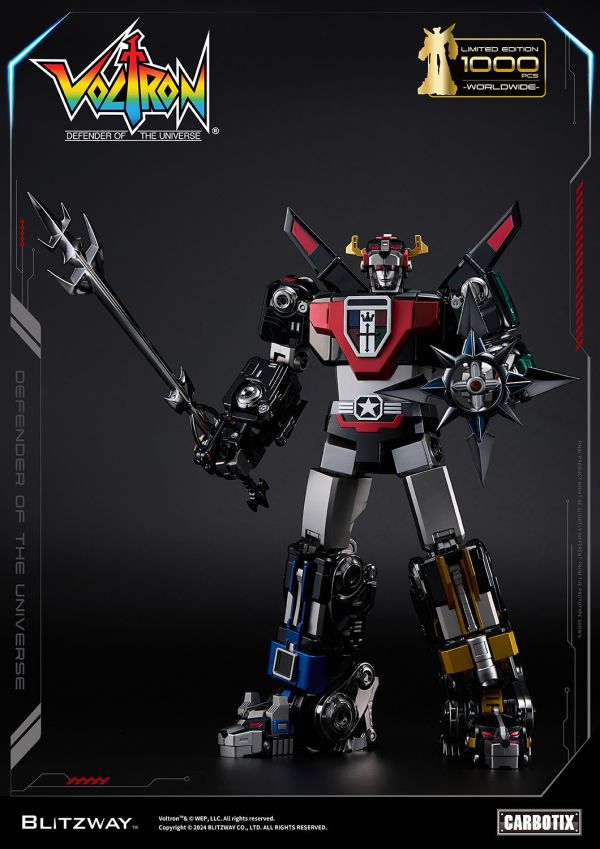 【史派克工廠】結單 預購免運Q2 Blitzway CARBOTIX 黑色 限量版 百獸王Voltron 聖戰士 訂 0226 Blitzway CARBOTIX 系列 黑色 限量版 百獸王Voltron 聖戰士