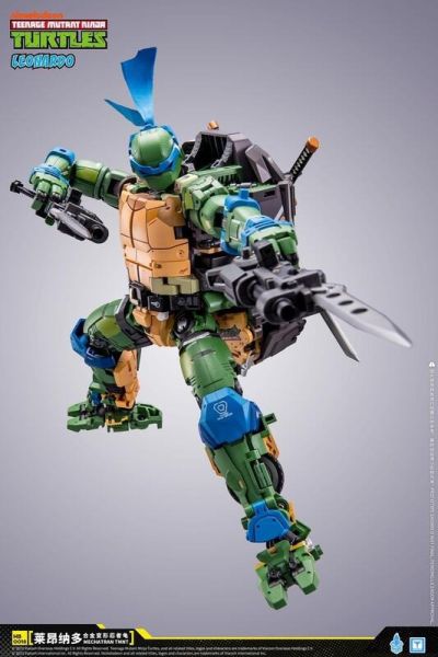 【史派克工廠】結單 預購免運Q1 HEATBOYS 合金 變形 忍者龜 李奧納多TMNT-01T 可動完成品 1127 響指動漫 合金 變形 忍者龜Leonardo 李奧納多TMNT-01T 可動完成品