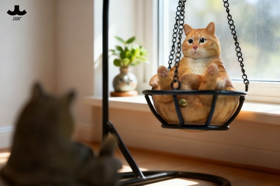 【史派克工廠】預購26年Q1 JXK 貓咪搖搖樂 橘貓 虎斑貓 黑貓 貓 動物 模型 JXK326 0114 JXK 貓咪搖搖樂 橘貓 虎斑貓 黑貓 貓 動物 模型 JXK326