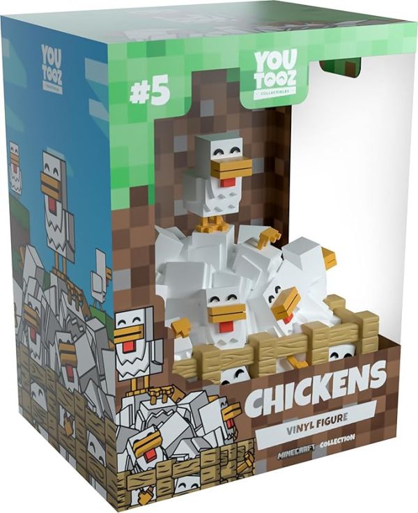 【史派克工廠】預購25年8月 Youtooz Minecraft 雞 Chickens 3.6吋 不可動 搪膠 0709 Youtooz Minecraft 雞 Chickens 3.6吋 不可動 搪膠