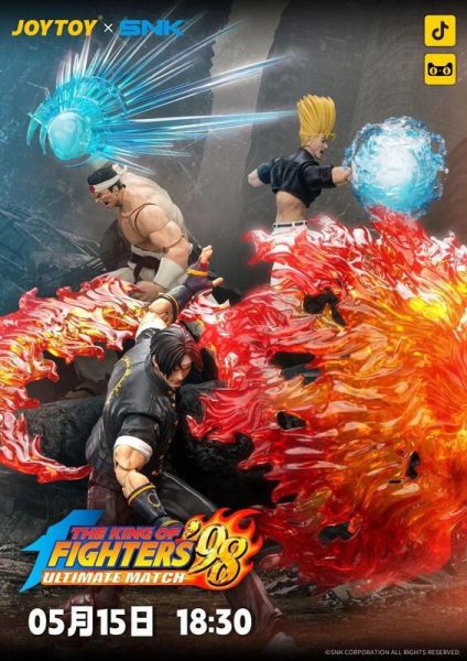 【史派克工廠】預購免運25年Q3 暗源joytoy SNK 格鬥天王KOF98 1/18 草薙京 紅丸 大門 0528 暗源joytoy X SNK 格鬥天王 KOF98 1/18 草薙京 紅丸 大門