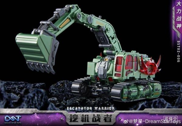 【史派克工廠】預購免運5月 Dream Star Toys DST02-006 大力戰神 警力神 挖機戰者 0408 Dream Star Toys DST02-006 大力戰神 警力神 挖機戰者