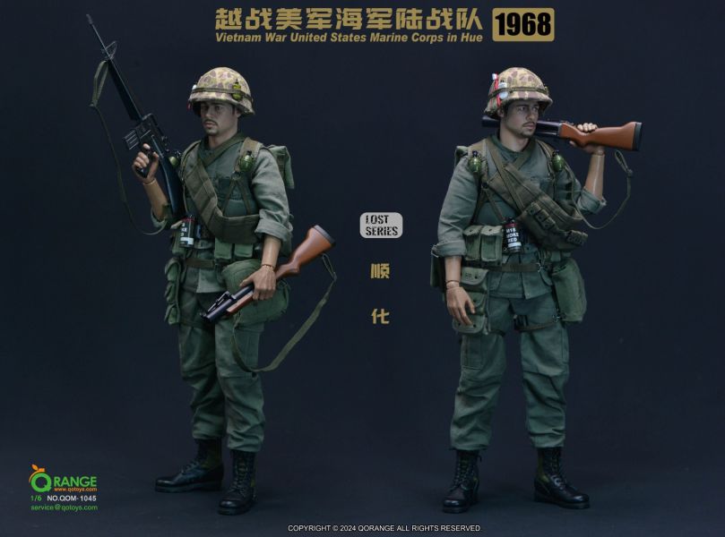 【史派克工廠】結單 預購24年Q4 QORANGE QOTOYS 1/6 越戰美軍 海軍陸戰隊於順化 1968 QOM-1045 0711 QORANGE QOTOYS 1/6 越戰美軍 海軍陸戰隊於順化 1968 QOM-1045