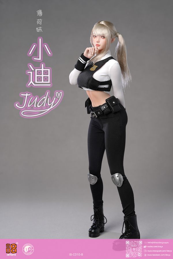 【史派克工廠】結單免運25年Q3 I8TOYS 1/6薄荷口味 小迪Judy 頭雕服飾套裝i8-C010-B款 0725 I8TOYS 1/6薄荷口味 小迪Judy 頭雕服飾套裝i8-C010-B款