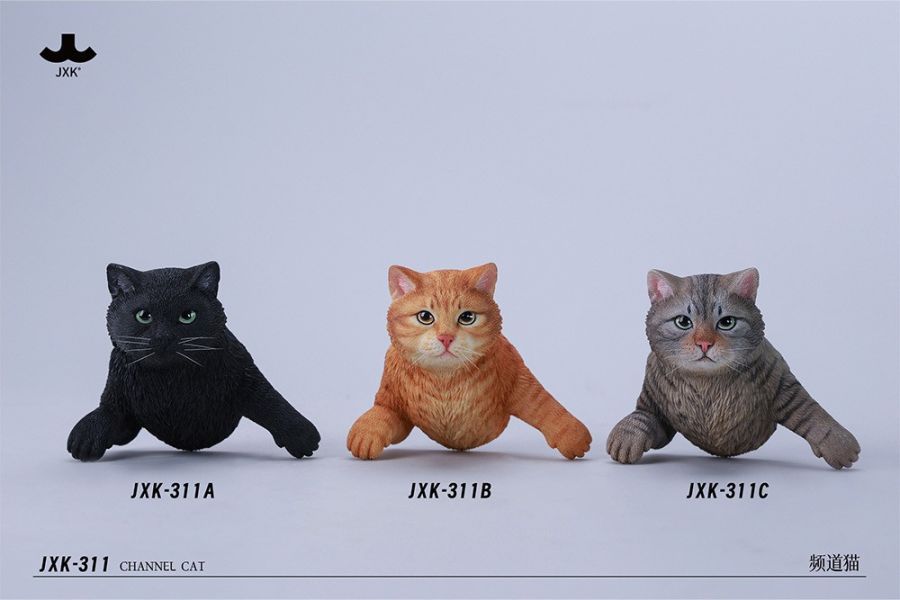 【史派克工廠】預購免運25年Q4 JXK 動物公仔 頻道貓 Channel Cat JXK311-A/B/C 1119 JXK 動物公仔 頻道貓 Channel Cat JXK311-A/B/C