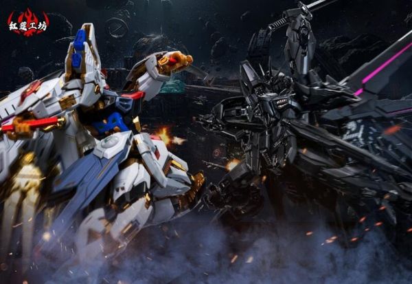 【史派克工廠】結單25年3月 紅蓮工坊 漆黑午夜特別版 全能攻擊自由 飛行背包 1/100 配件包 組裝模型 0204 紅蓮工坊 漆黑午夜特別版 全能攻擊自由 飛行背包 1/100 配件包 組裝模型