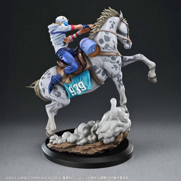 【史派克工廠】預購免運12月 超像Art JoJo的奇妙冒險第七部 飆馬野郎 喬尼·喬斯達＆慢舞者 完成品 0811 超像Art JoJo的奇妙冒險第七部 飆馬野郎 喬尼·喬斯達＆慢舞者 完成品