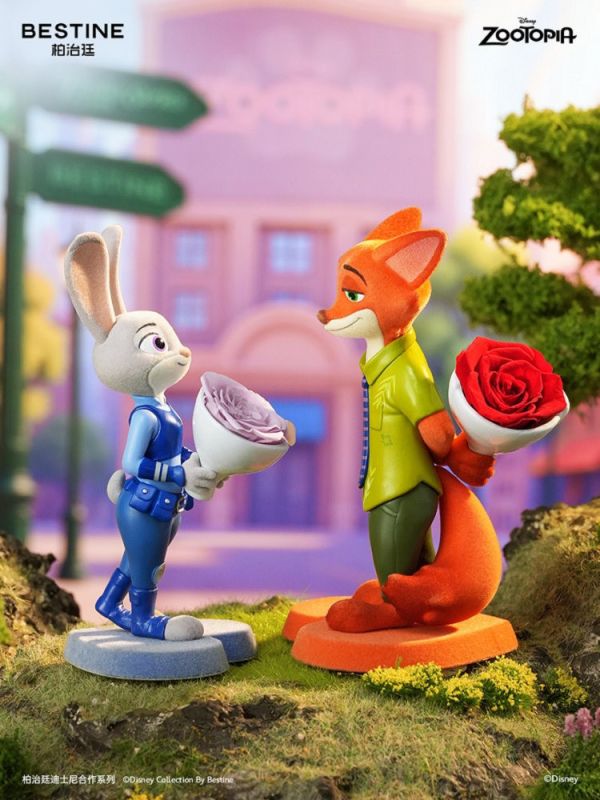 【史派克工廠】預購免運26年Q2 野獸國 BESTINE Disney 永生花系列 動物方城市 盲盒 中盒6入 0115 野獸國 BESTINE Disney 永生花系列 動物方城市 盲盒 中盒6入
