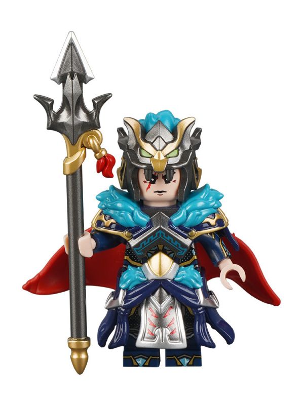 【史派克工廠】現貨 庫造工作室 三國 蜀國 馬超 五虎將 樂高相容人偶 收藏款積木 X1115 庫造工作室 三國 蜀國 馬超 五虎將 樂高相容人偶