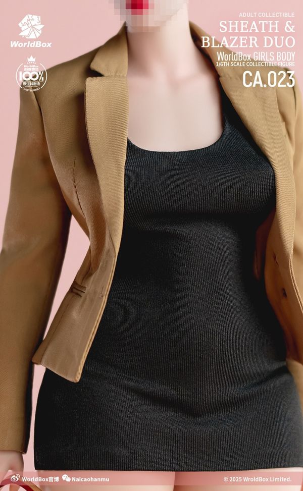 【史派克工廠】結單免運25年12月 Worldbox 1/6 大尺碼服飾吊卡 CA023 0710 Worldbox 1/6 大尺碼服飾吊卡 CA023