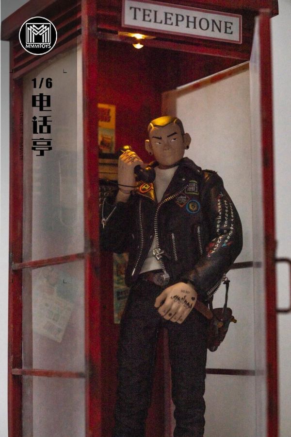 【史派克工廠】預購免運26年Q3 MMMTOYS 1/6 電話亭 M2608 0608 MMMTOYS 1/6 電話亭 M2608