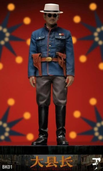 【史派克工廠】現貨 BJ STUDIO 1/6讓子彈飛 鵝城大縣長 張麻子 麻匪 九筒大哥 BK01 可動 1208 BJ STUDIO 1/6讓子彈飛 鵝城大縣長 張麻子 麻匪 九筒大哥 BK01 可動