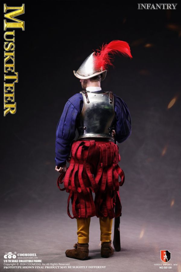 【史派克工廠】結單免運25年Q2 COOMODEL 1/6 帝國系列 西班牙征服者白銅版 火槍步兵長 火槍步兵 1227 COOMODEL 1/6 帝國系列 西班牙征服者白銅版 火槍步兵長 火槍步兵