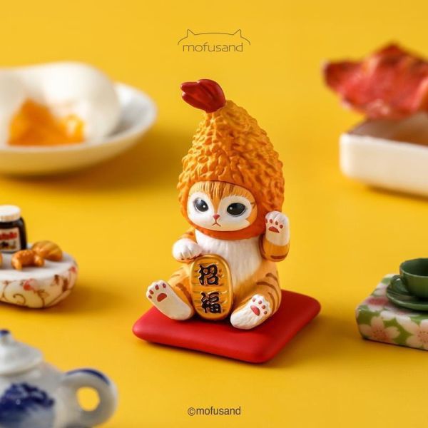 【史派克工廠】結單 預購24月7月 研達 YENDAR 盒玩 貓福珊迪 (炸蝦)招財公仔 0702 研達 YENDAR 盒玩 貓福珊迪 (炸蝦)招財公仔