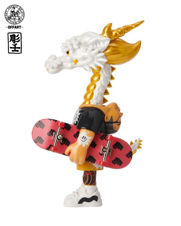 【史派克工廠】結單免運25年10月 OFFART X人中之龍ｘ鐵牛 18cm 白精汁龍 0822 OFFART X人中之龍ｘ鐵牛 18cm 白精汁龍