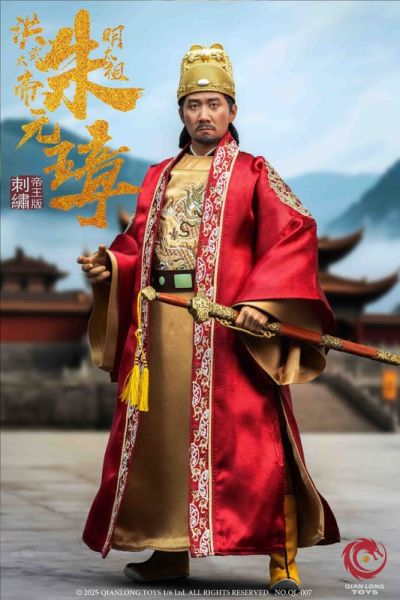【史派克工廠】結單免運25年Q4 QIANLONG 1/6 洪武大帝 明太祖朱元璋 QL-007 刺繡帝王版 0825 QIANLONG 1/6 洪武大帝 明太祖朱元璋 QL-007 刺繡帝王版