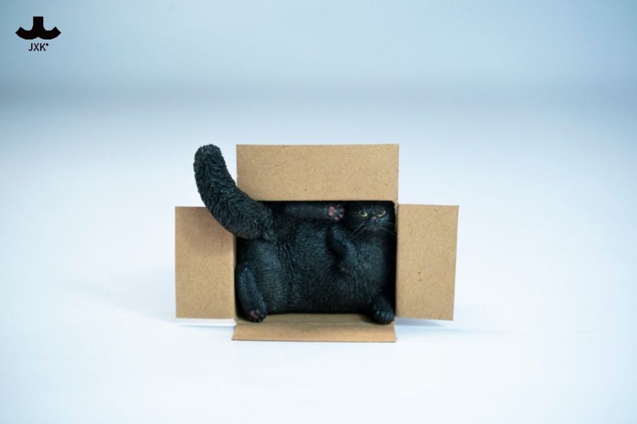 【史派克工廠】預購26年Q1 JXK 快遞貓5.0 Cardboard Box Cat 動物模型 4色 0122 JXK 快遞貓5.0 Cardboard Box Cat 動物模型 4色