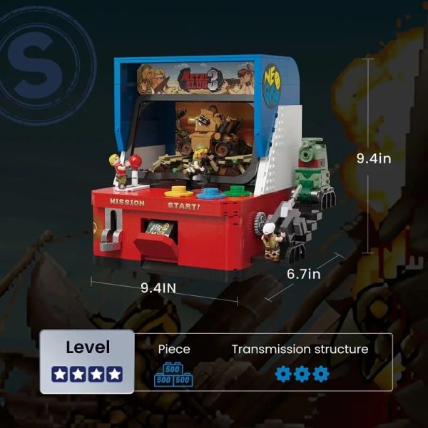 【史派克工廠】結單 23年6月預購 PANTASY 拚奇 SNK 越南大戰3 遊戲機台 收藏積木 0609 PANTASY 拚奇 SNK 越南大戰3 遊戲機台 收藏積木