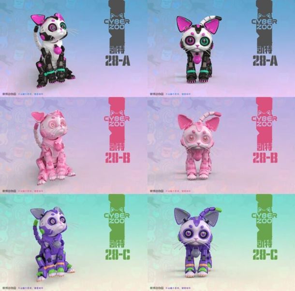 【史派克工廠】預購免運26年4月 敏感元 CYBER ZOO 賽博動物園 機械貓 凱特28號 可動 分售 0311 敏感元 CYBER ZOO 賽博動物園 機械貓 凱特28號 可動 分售