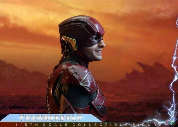 【史派克工廠】現貨 BY-ART 1/6 THUNDERBOLT 可動 DC 閃電俠 BY- 020 0224 BY-ART 1/6 THUNDERBOLT 可動 DC 閃電俠 BY- 020