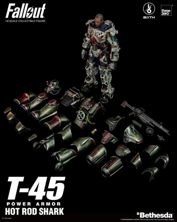 【史派克工廠】結單 預購24年Q4 THREEZERO 異塵餘生 T-45 熱棒鯊魚動力裝甲 1/6 14.5吋 0524 THREEZERO 異塵餘生 T-45 熱棒鯊魚動力裝甲 1/6 14.5吋