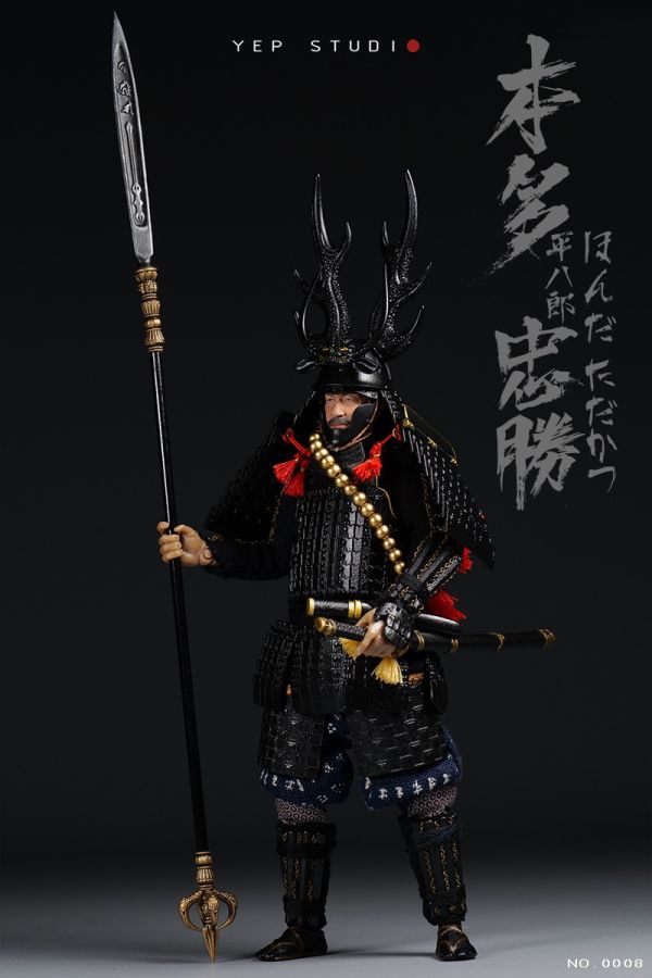 【史派克工廠】結單預購免運24年Q4 YepStudio 1/12 戰國第一猛將 日本之張飛 本多忠勝 NO.0008 0823 YepStudio 1/12 戰國第一猛將 日本之張飛 本多忠勝 NO.0008
