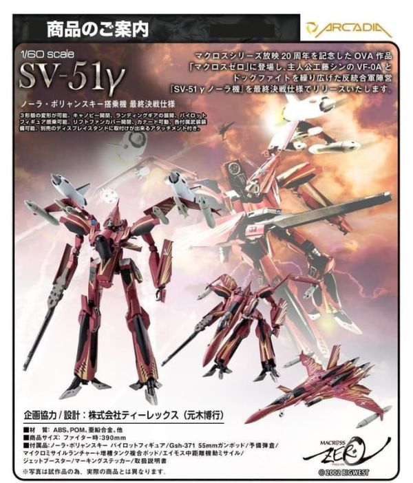 【史派克工廠】結單免運25年11月 1/60 完全變形 超時空要塞 SV-51γ 諾拉機 最終決戰樣式 0910 1/60 完全變形 超時空要塞 SV-51γ 諾拉機 最終決戰樣式