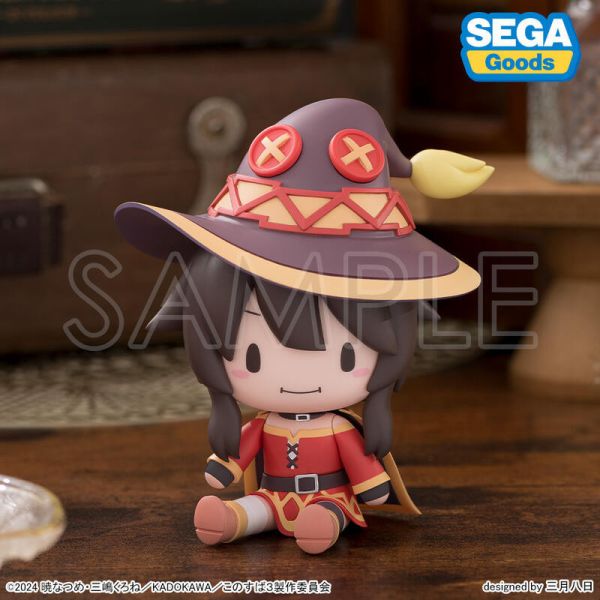 【史派克工廠】結單25年10月 SEGA 為美好的世界獻上祝福！3 ふわぷち 可換表情 Q版掌上坐姿 惠惠 0331 SEGA 為美好的世界獻上祝福！3 ふわぷち 可換表情 Q版掌上坐姿 惠惠