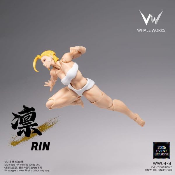 【史派克工廠】結單 免運27年Q2 鯨工坊 凜 RIN 1/12塗裝素體 WF展會限定網路版 可動人偶 0923 鯨工坊 凜 RIN 1/12塗裝素體 WF展會限定網路版 可動人偶