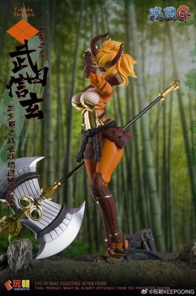 【史派克工廠】預購免運26年Q1 玩朝 戰國G 第二彈 1/12 武田信玄 超可動成品人偶 0116 玩朝 戰國G 第二彈 1/12 武田信玄 超可動成品人偶