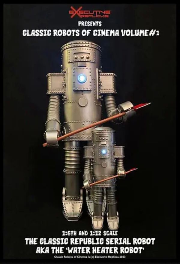 【史派克工廠】結單 預購23年Q4 Executive Replicas 電影經典機器人系列 熱水器機器人 0810 Executive Replicas 電影經典機器人系列 熱水器機器人