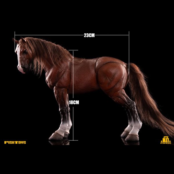 【史派克工廠】售完 魚玩FishToys 荒原系列 基礎馬 黑色 白色 棕色 植毛 可動 現貨 魚玩FishToys 荒原系列 基礎馬 黑色 白色 棕色 植毛 可動