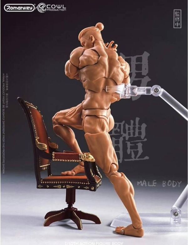 【史派克工廠】結單免運25年Q2 Romankey X COWL 1/12 超可動 少男 男素體 1227 Romankey X COWL 1/12 超可動 少男 男素體