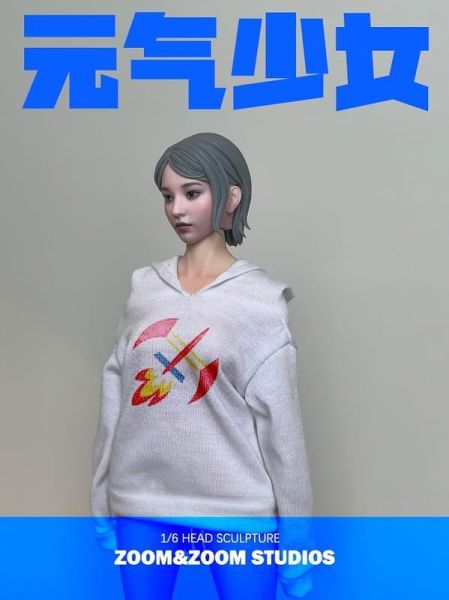 【史派克工廠】預購免運26年Q3 zoom&zoom studio 1/6 元氣女 頭雕 ZZYQ-01 0421 zoom&zoom studio 1/6 元氣女 頭雕 ZZYQ-01