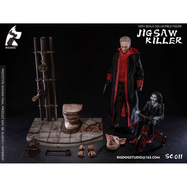 【史派克工廠】結單免運25年Q2 BIGDOG STUDIO NO:SC011奪魂鋸 拼圖狂魔 1/6可動人偶 0416 BIGDOG STUDIO NO:SC011奪魂鋸 拼圖狂魔 1/6可動人偶