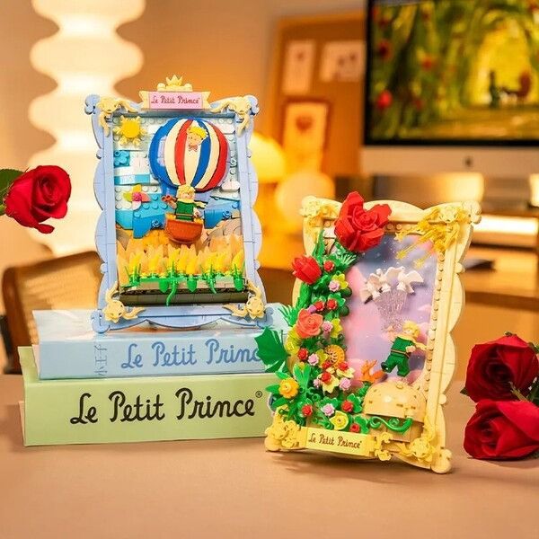 【史派克工廠】結單 23年10月預購 PANTASY 拼奇 小王子 玫瑰之約 立體畫 收藏積木 0901 PANTASY 拼奇 小王子 玫瑰之約 立體畫 收藏積木